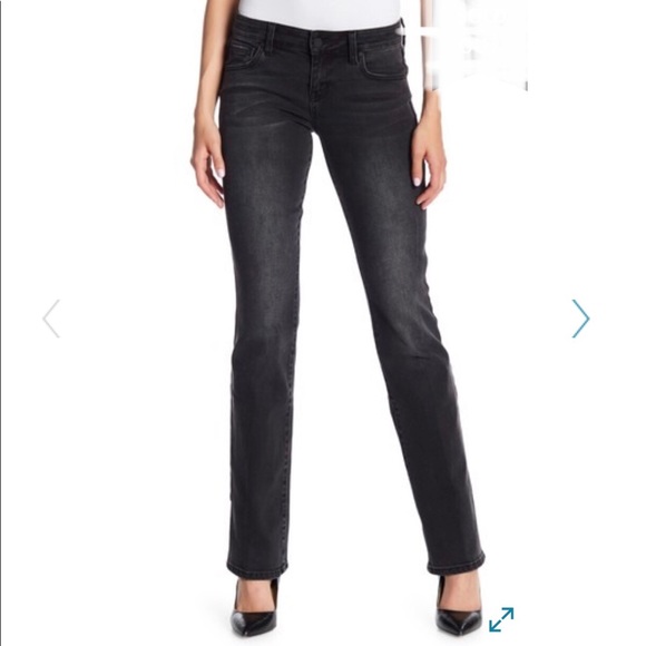 Level 99 Denim - Level 99 Chloe Bootcut Gray Black Jeans 28 NWT